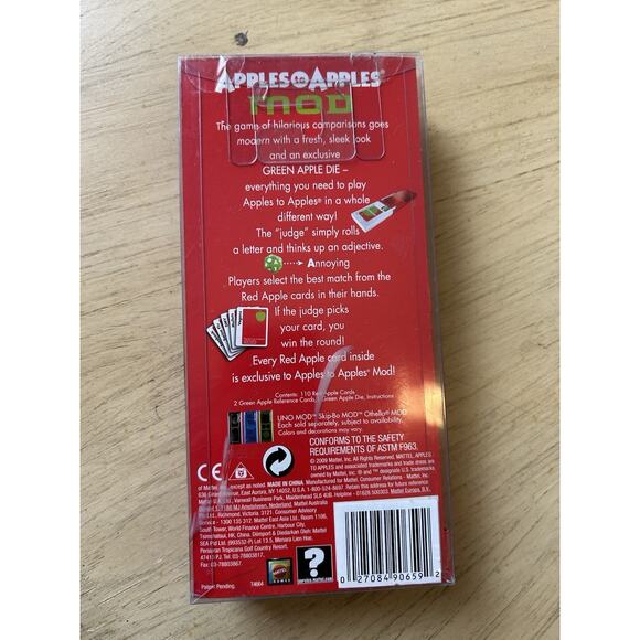 Mattel Game Apples to Apples MOD Family Party Card Game New Sealed decks - Picture 4 of 5